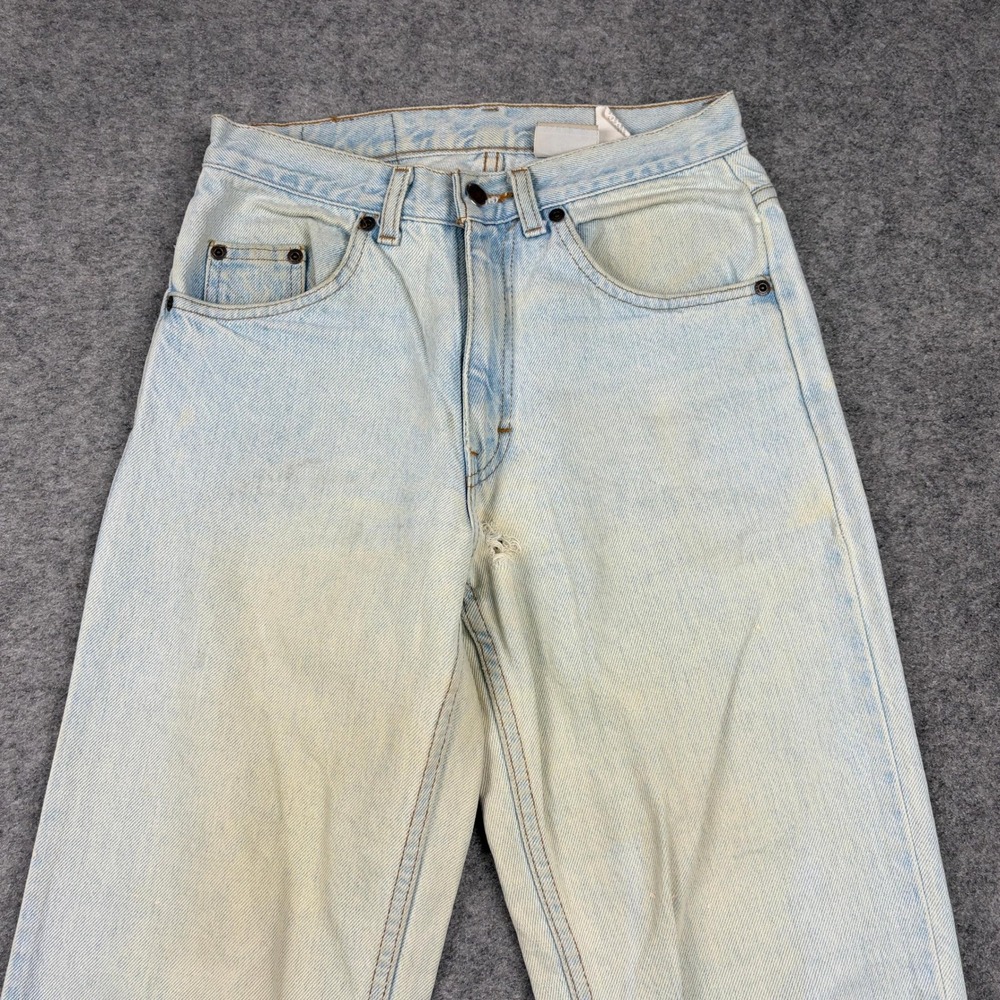 Sonoma‎ Jeans Mens 27x30 Vintage 90s Light Wash Made in USA Student Fit Denim